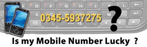 Is Your Mobile Number Lucky or Unlucky