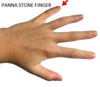 Panna stone finger