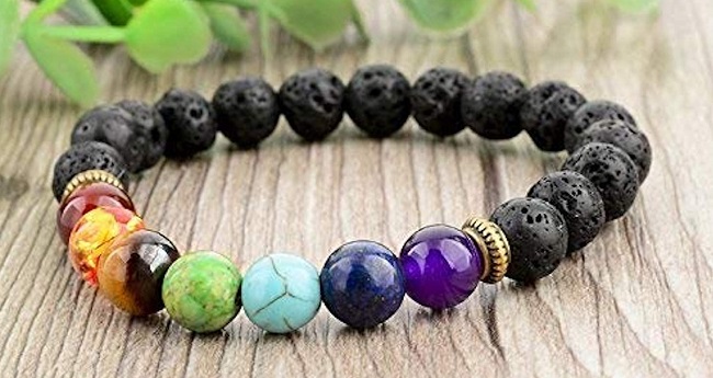 Seven Chakra Healing Crystals Bracelet
