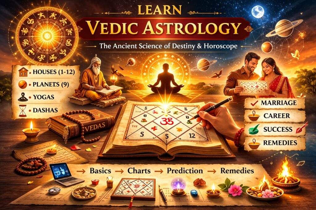 Learn Astrology - Basic To Advance Vedic Astrology Course