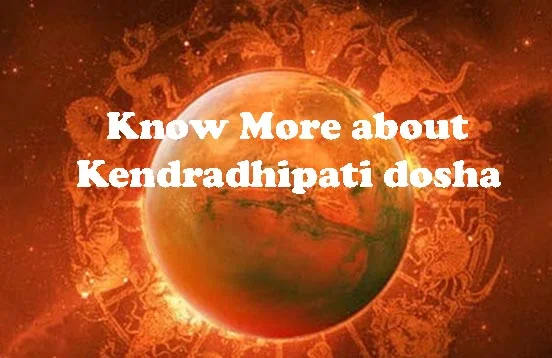 Kendradhipati dosha